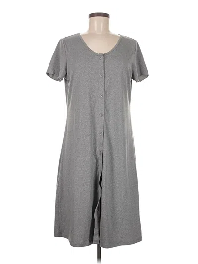 Pre-owned Ekouaer Casual Dress In Gray