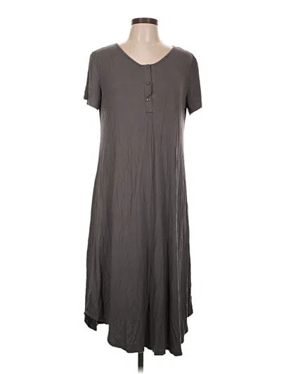 Pre-owned Ekouaer Casual Dress In Gray