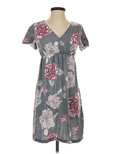Pre-owned Ekouaer Casual Dress In Gray