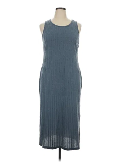 Pre-owned Ekouaer Casual Dress In Gray