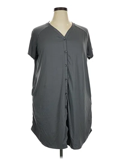 Pre-owned Ekouaer Casual Dress In Gray