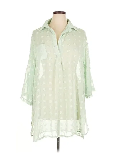 Pre-owned Ekouaer Casual Dress In Green