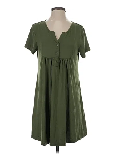 Pre-owned Ekouaer Casual Dress In Green