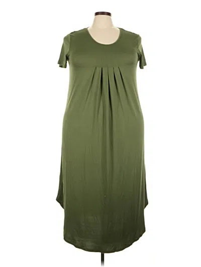 Pre-owned Ekouaer Casual Dress In Green