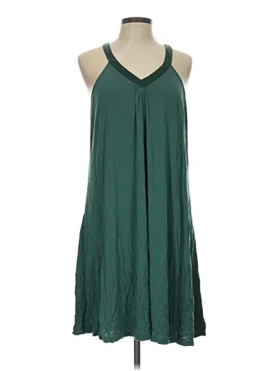 Pre-owned Ekouaer Casual Dress In Green