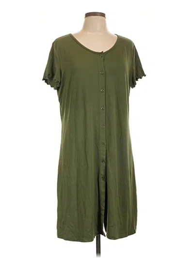 Pre-owned Ekouaer Casual Dress In Green