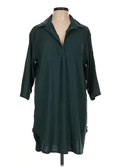 Pre-owned Ekouaer Casual Dress In Green