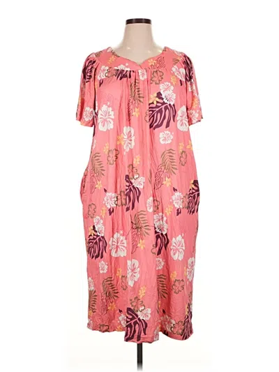 Pre-owned Ekouaer Casual Dress In Pink
