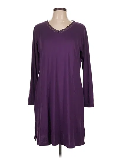 Pre-owned Ekouaer Casual Dress In Purple