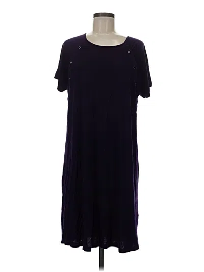 Pre-owned Ekouaer Casual Dress In Purple