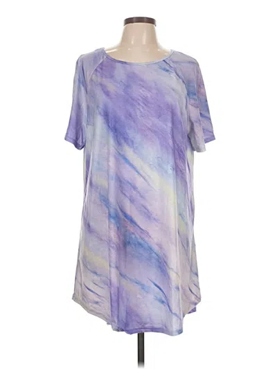 Pre-owned Ekouaer Casual Dress In Purple