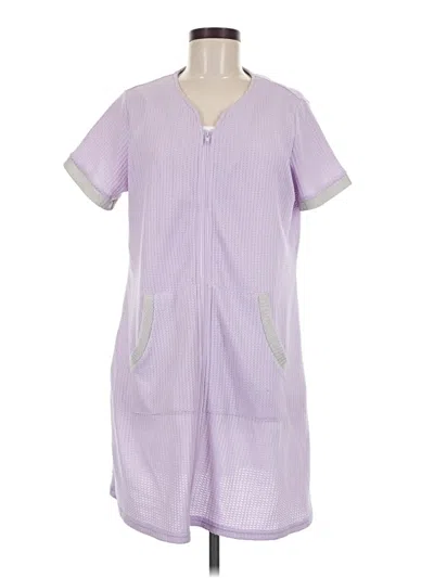 Pre-owned Ekouaer Casual Dress In Purple