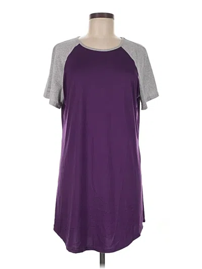 Pre-owned Ekouaer Casual Dress In Purple