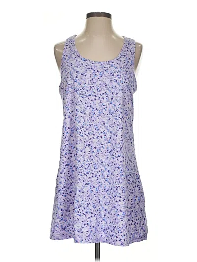 Pre-owned Ekouaer Casual Dress In Purple