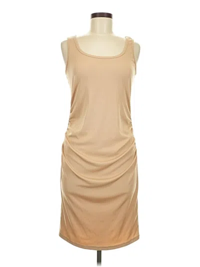 Pre-owned Ekouaer Casual Dress In Tan