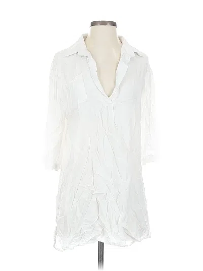 Pre-owned Ekouaer Casual Dress In White