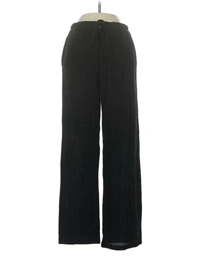 Pre-owned Ekouaer Casual Pants In Black