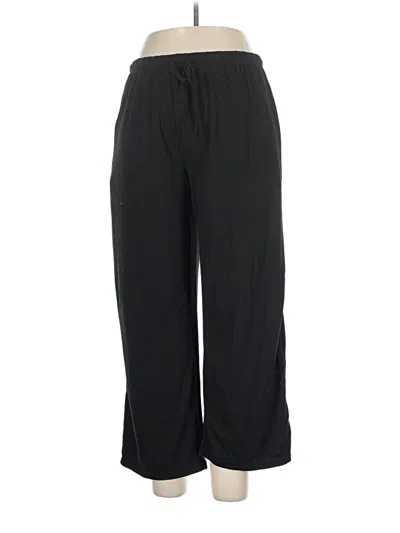 Pre-owned Ekouaer Casual Pants In Black