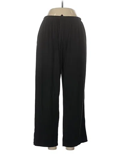 Pre-owned Ekouaer Casual Pants In Black