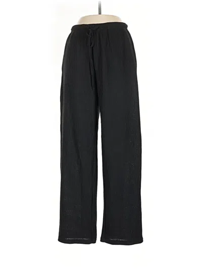 Pre-owned Ekouaer Casual Pants In Black