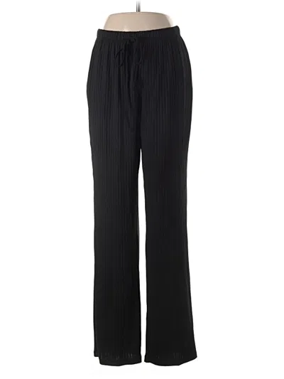Pre-owned Ekouaer Casual Pants In Black
