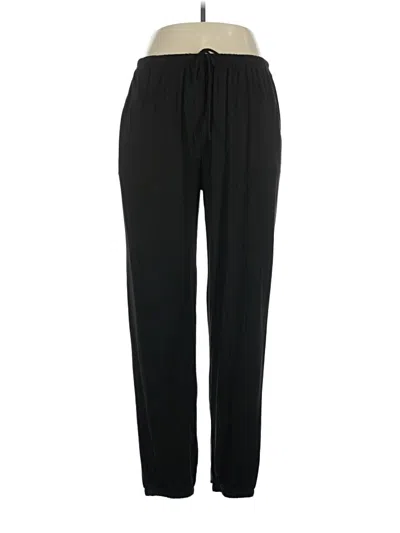 Pre-owned Ekouaer Casual Pants In Black