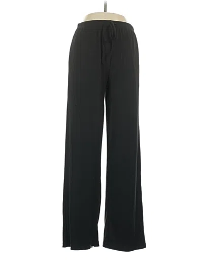 Pre-owned Ekouaer Casual Pants In Black