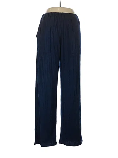 Pre-owned Ekouaer Casual Pants In Blue