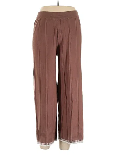 Pre-owned Ekouaer Casual Pants In Brown