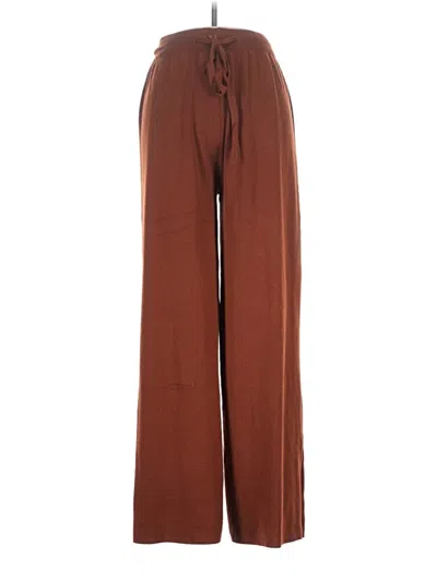 Pre-owned Ekouaer Casual Pants In Brown