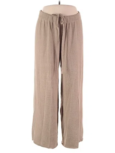 Pre-owned Ekouaer Casual Pants In Brown
