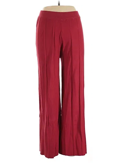Pre-owned Ekouaer Casual Pants In Burgundy