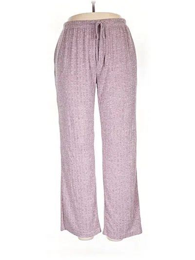 Pre-owned Ekouaer Casual Pants In Purple