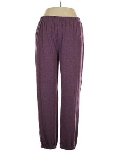 Pre-owned Ekouaer Casual Pants In Purple