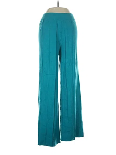 Pre-owned Ekouaer Casual Pants In Teal