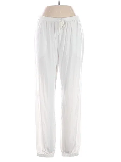 Pre-owned Ekouaer Casual Pants In White