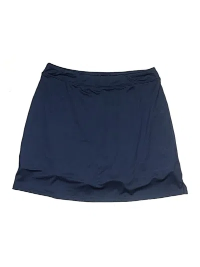 Pre-owned Ekouaer Casual Skirt In Blue