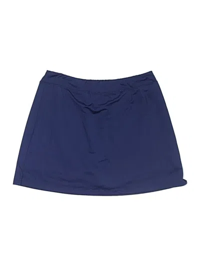 Pre-owned Ekouaer Casual Skirt In Blue