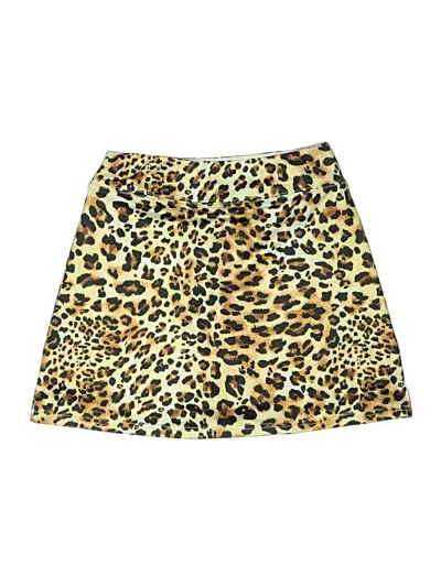 Pre-owned Ekouaer Casual Skirt In Yellow