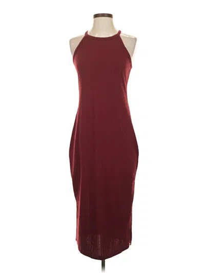Pre-owned Ekouaer Cocktail Dress In Burgundy