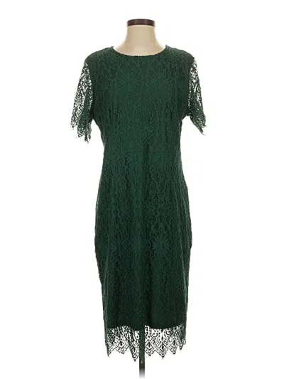 Pre-owned Ekouaer Cocktail Dress In Green