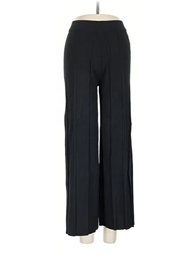 Pre-owned Ekouaer Dress Pants In Black