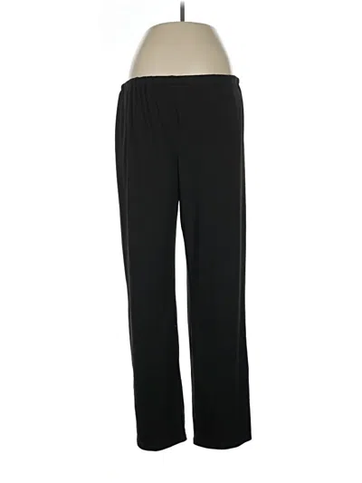 Pre-owned Ekouaer Dress Pants In Black