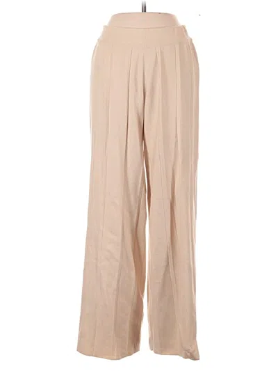 Pre-owned Ekouaer Dress Pants In Tan