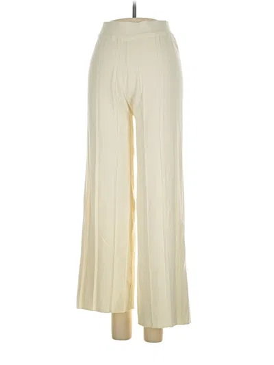 Pre-owned Ekouaer Dress Pants In White