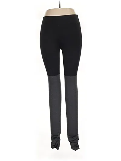 Pre-owned Ekouaer Leggings In Black