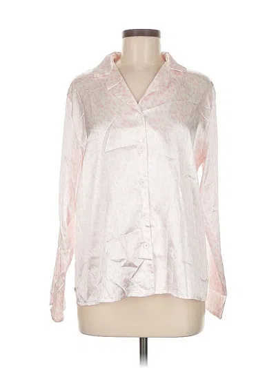 Pre-owned Ekouaer Long Sleeve Blouse In Pink