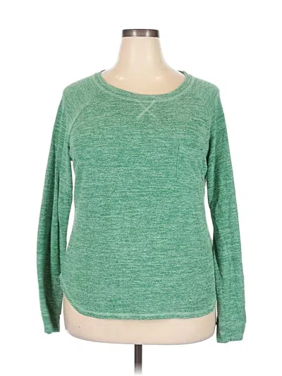 Pre-owned Ekouaer Long Sleeve T-shirt In Green