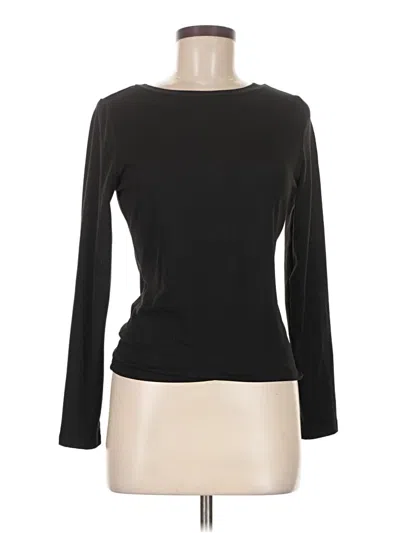 Pre-owned Ekouaer Long Sleeve T-shirt In Black