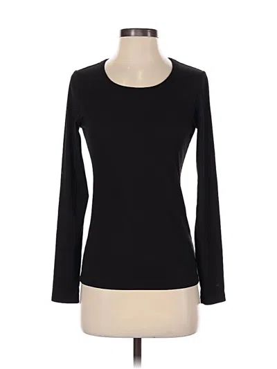 Pre-owned Ekouaer Long Sleeve T-shirt In Black